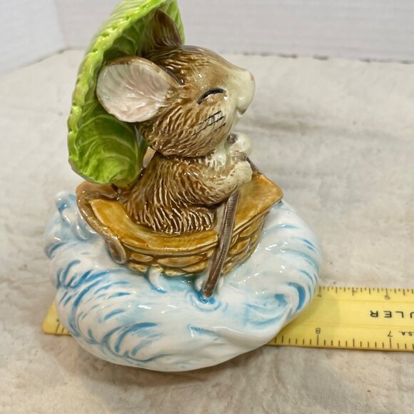 Gibson Greetings Musical Mouse and lady bug Rowing musical Figurine - Picture 11 of 12